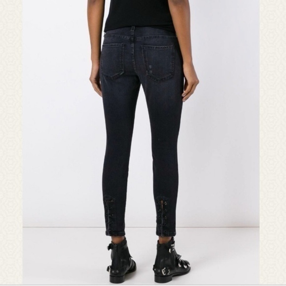 NWT CURRENT ELLIOTT The Stiletto Black Skinny Jeans SZ 29